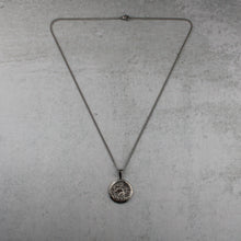 Load image into Gallery viewer, Silver Saint Christopher Pendant Chain Necklace