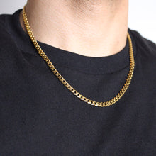 Load image into Gallery viewer, Gold 5mm Cuban Link Chain