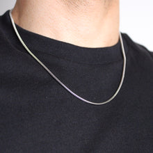 Load image into Gallery viewer, Silver 2mm Snake Chain