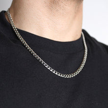 Load image into Gallery viewer, Silver 5mm Cuban Link Chain