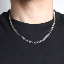 Load image into Gallery viewer, Silver 5mm Cuban Link Chain