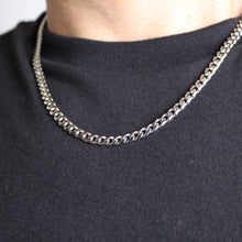Load image into Gallery viewer, Silver 5mm Cuban Link Chain