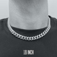 Load image into Gallery viewer, Silver 12mm Cuban Link Chain
