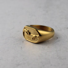 Load image into Gallery viewer, Gold Creation of Adam Ring
