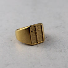 Load image into Gallery viewer, Gold Dagger Signet Ring
