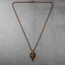 Load image into Gallery viewer, Gold Guardian Angel Pendant Chain Necklace
