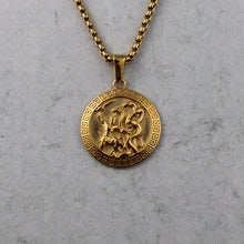 Load image into Gallery viewer, Gold Hercules Pendant Chain Necklace
