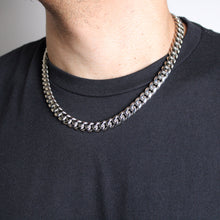 Load image into Gallery viewer, Silver 10mm Cuban Link Chain
