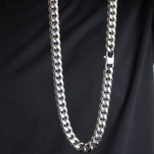 Load image into Gallery viewer, Silver 12mm Cuban Link Chain
