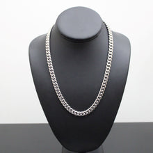 Load image into Gallery viewer, Silver 8mm Cuban Link Chain
