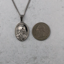 Load image into Gallery viewer, Silver Centurion Pendant Chain Necklace
