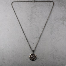 Load image into Gallery viewer, Silver Griffin Pendant Chain Necklace
