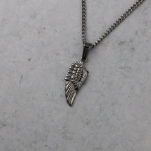 Load image into Gallery viewer, Silver Wing Pendant Chain Necklace
