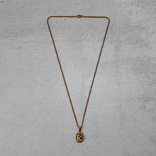 Load image into Gallery viewer, Gold Spartan Pendant Chain Necklace
