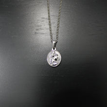 Load image into Gallery viewer, Silver Spartan Pendant Necklace &amp; 3mm Rope Chain Set
