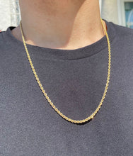 Load image into Gallery viewer, Gold 3mm Rope Chain
