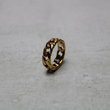 Load image into Gallery viewer, Gold Cuban Link Ring
