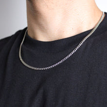 Load image into Gallery viewer, Silver 3mm Cuban Link Chain
