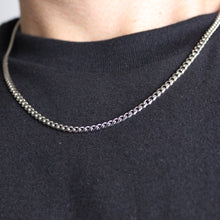 Load image into Gallery viewer, Silver 3mm Cuban Link Chain

