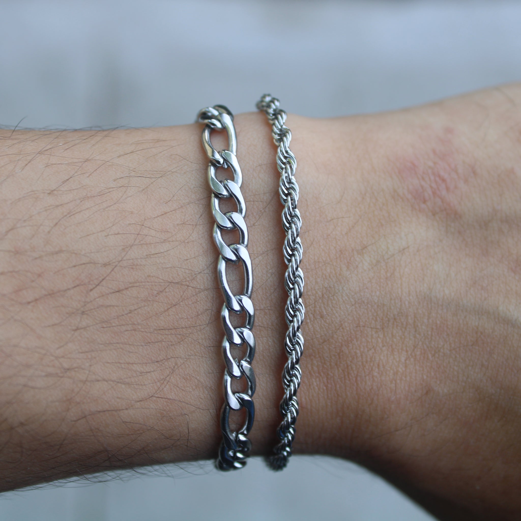 Links 5mm Bracelet in Silver